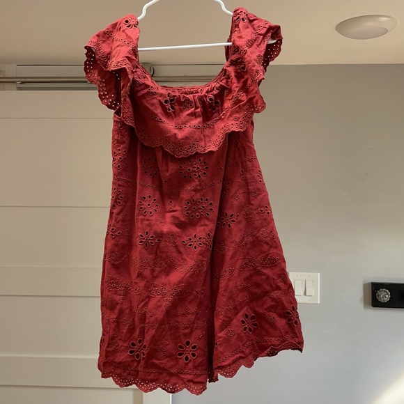 Zara Lace Eyelet Romper - Picture 2 of 5